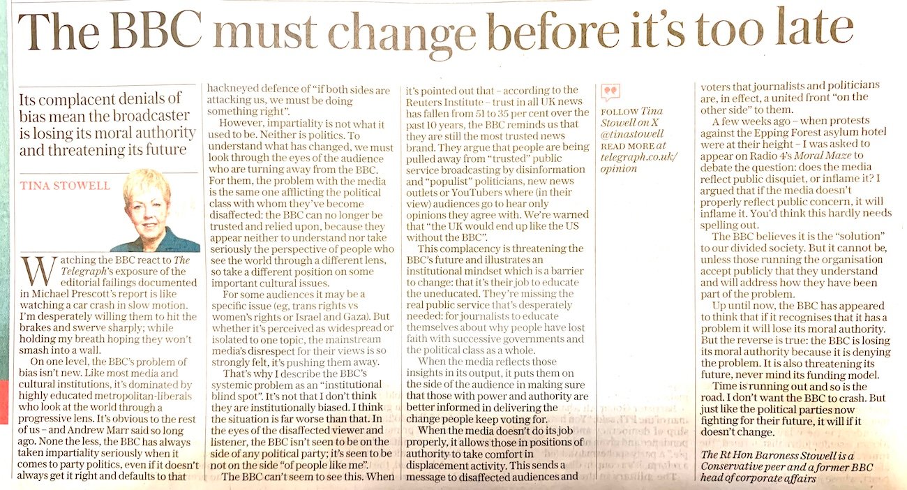 Tina's take - Newsletter No.1